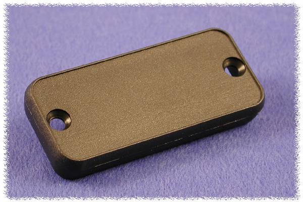 Hammond Electronics  1455B802BK Profil-Gehäuse 82 x 71.7 x 19  Aluminium  Schwarz 1 St.