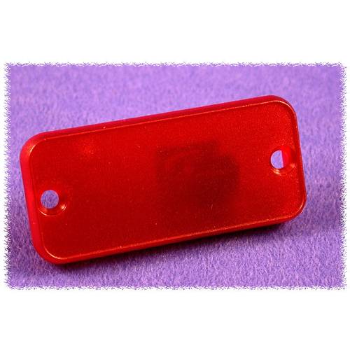 Thumbnail - Hammond Electronics 1455CPLTRD 1455CPLTRD Endplatte (L x B x H) 8 x 54 x 23 mm ABS Rot (transparent) 2 St.