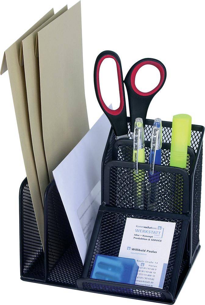WEDO OFFICE - Schreibtisch-Organizer - Metallgitter-0