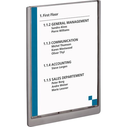Durable Türschild 486737 (B x H) 210 mm x 297 mm Graphit 486737