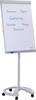 Franken Flipchart Mobil Deluxe (B x H) 67 cm x 95 cm Hellgrau Inkl. Ablageschale, abwischbar, höhenverstellbar, beschriftbar, magnethaftend, Inkl. Blockhalter FC81