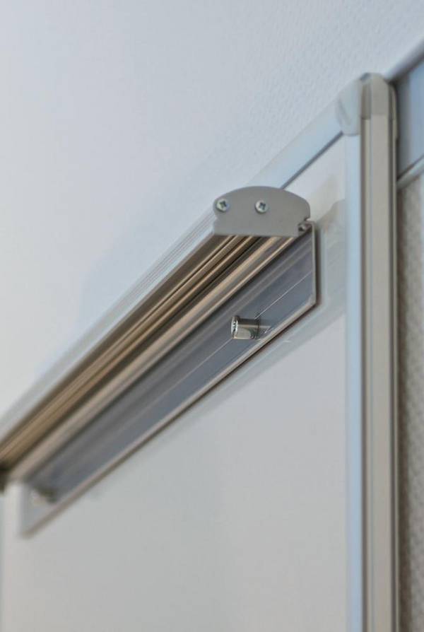 Flipchartblockhalter  55x70cm magnetisch si/gr