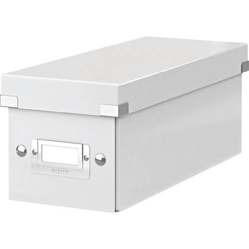 Thumbnail - Leitz CD Box 30 CDs Laminierte Hartpappe Weiß 1 St. (B x H x T) 143 x 136 x 352 mm 6041-00-01