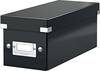 Leitz CD Box 30 CDs Laminierte Hartpappe Schwarz 1 St. (B x H x T) 14.3 x 13.6 x 35.2 cm 6041-00-95