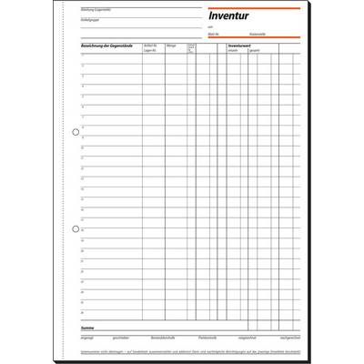 Sigel - Inventarbuch - 50 Blatt - A4-0