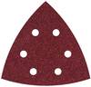 Wolfcraft 1787000 Deltaschleifpapier-Set mit Klett, gelocht Körnung (num) 60, 120, 240 Eckmaß 105 mm 20 St.