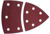 Wolfcraft 3118000 Multischleifpapier-Set mit Klett, gelocht Körnung (num) 40, 80, 120 Eckmaß 95 mm 15 St.