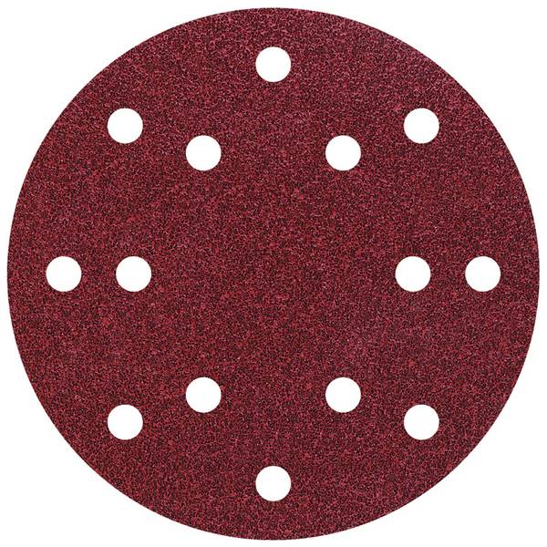 Wolfcraft  1843000 Exzenterschleifpapier mit Klett, gelocht Körnung (num) 120  (Ø) 150 mm 5 St.