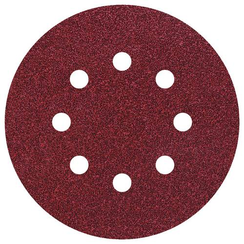 Wolfcraft 2069100 Exzenterschleifpapier mit Klett, gelocht Körnung (num) 40 (Ø) 125 mm 25 St.