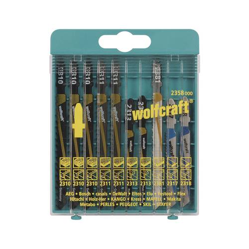 Wolfcraft 2358000 10 Stichsägeblätter 10 St.