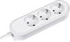 BACHMANN SMART Steckdosenleiste 3x Schutzkontakt, weiß, 1,5 m