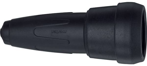 Merten Vollgummi-Kupplung SCHUKO 172951 mit Schnappkragen schwarz-0