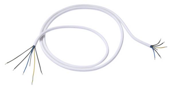 Bachmann Herdanschluss-Leitung 2m,ws 119.271 2,5 mm², 2 m, 70 °C, 16 A, 11,3 mm