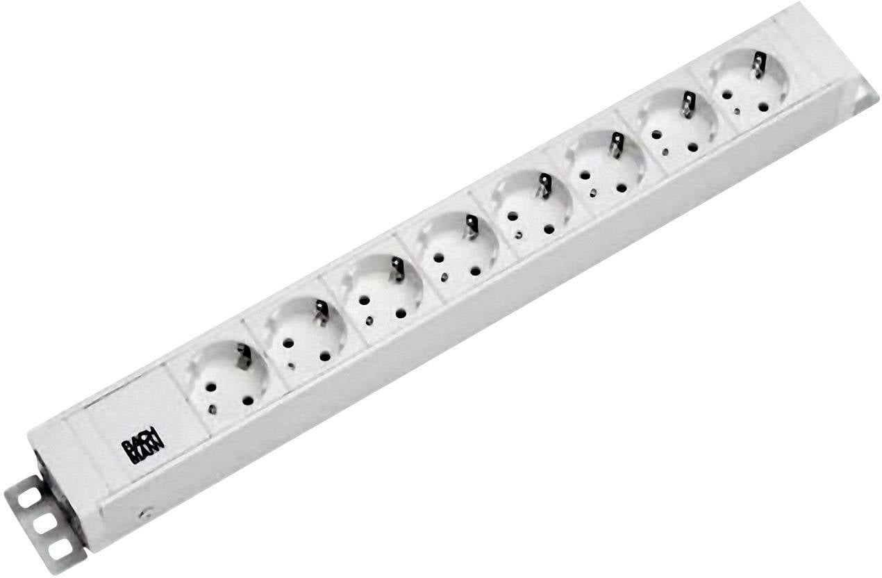 BACHMANN 19" 1,5HE 8xCEE7/3 ws Strom 2,0m CEE7/7