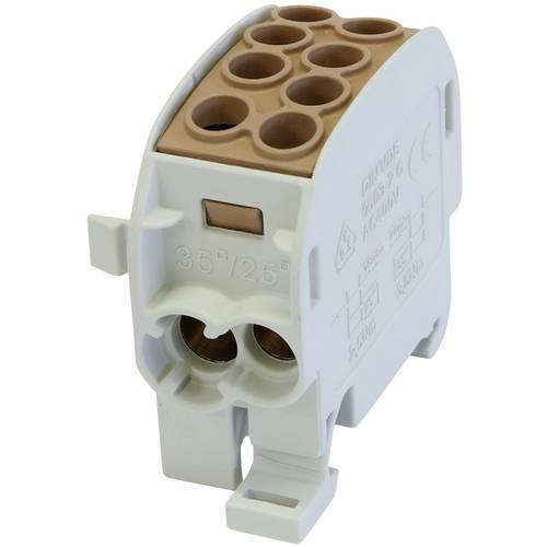 HoraeTec 080210-3-4 Hauptleitungsabzweigklemme Braun 1polig 35 mm² Leiter-Typ = L