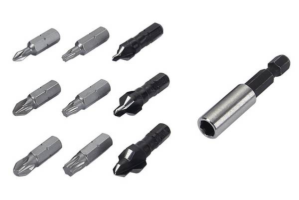 Wolfcraft 2542000 Kegelsenker-Set 8 mm, 10 mm, 12 mm Sechskantschaft 1 Set
