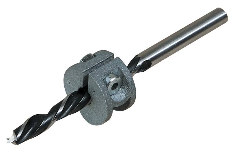 Tiefenstopp Wolfcraft 2730000 D/übelbohrer mit Zentrierspitze