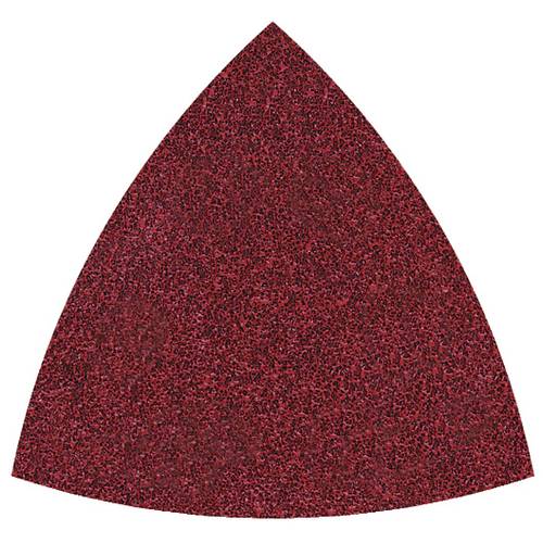Wolfcraft 5886000 Schleifpapier für Handschleifer mit Klett, ungelocht Körnung (num) 80, 120 Eckmaß 95 mm 5 St.