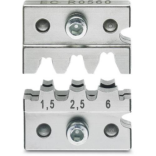 Phoenix Contact CF 500/DIE SC 6 1212242 Crimpgesenk Flachsteckhülsen, Flachstecker 0.5 bis 6 mm² Passend für Marke (Zang...