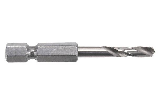 Wolfcraft 7256000 HSS Metall-Spiralbohrer 2 mm Gesamtlänge 47 mm geschliffen DIN 338 1/4" (6.3 mm) 1 St.