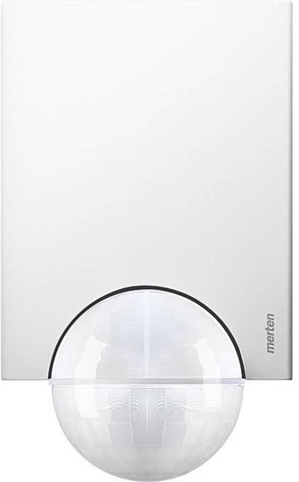 Merten 565219 Wand, Decke PIR-Bewegungsmelder 220 ° Polarweiß IP55