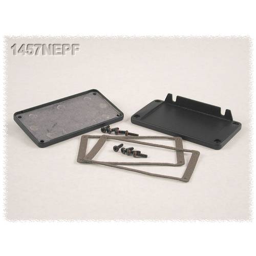 Hammond Electronics 1457NEP 1457NEP Endplatte ohne Flansch (L x B x H) 5 x 104 x 55 mm Aluminium Schwarz 2 St.