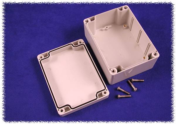 Hammond Electronics 1554F2GY Universal-Gehäuse 120 x 90 x 60 Polycarbonat Grau 1 St.