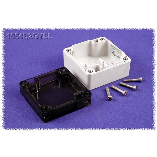 Hammond Electronics 1554B2GYSL Universal-Gehäuse 65 x 65 x 40 Polycarbonat Grau 1 St.