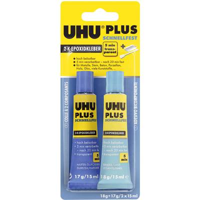 UHU Plus Schnellfest Zwei-Komponentenkleber 45700 35 g