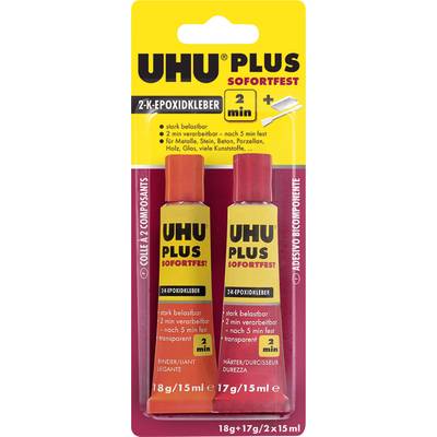 UHU Plus Sofortfest Zwei-Komponentenkleber 45705 35 g