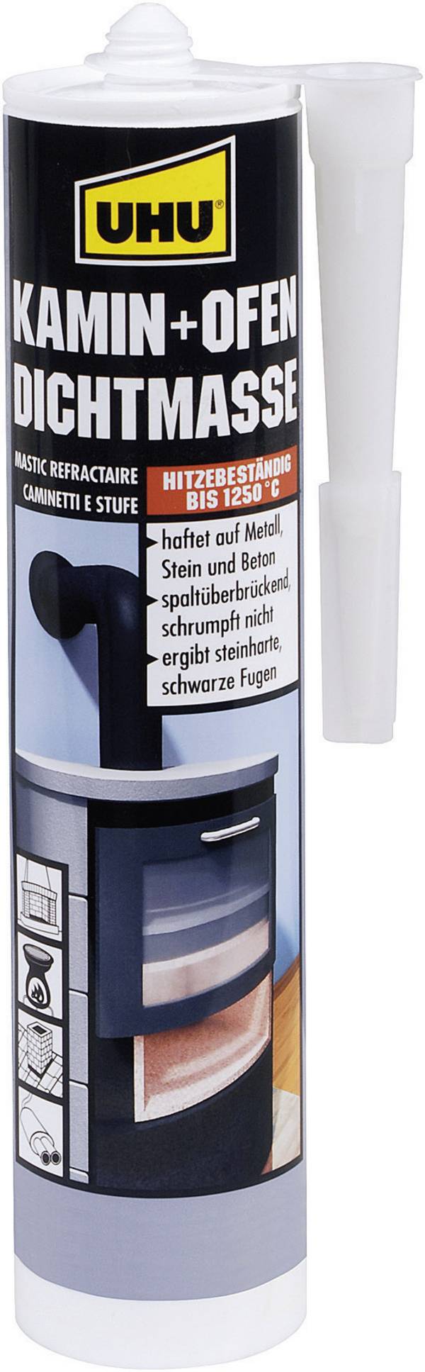 UHU Kamin + Ofen Dichtmasse  46895 530 g
