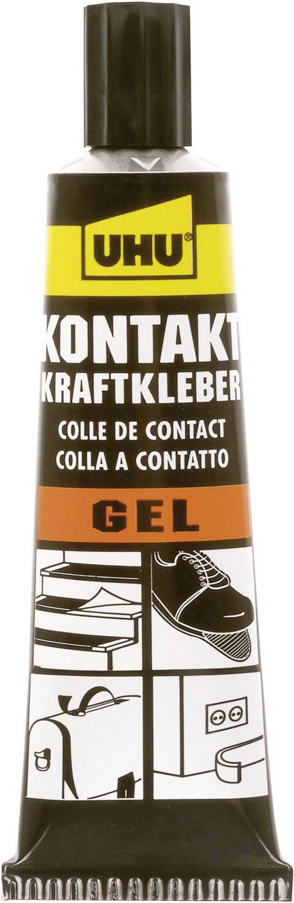 UHU Kontakt Kraftkleber Gel Kontaktkleber 46480 42 g