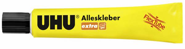 UHU Alleskleber Flex + Clean Gel 85 18 g