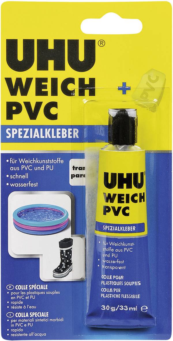 UHU WEICH PVC Kunststoffkleber 46655  30 g