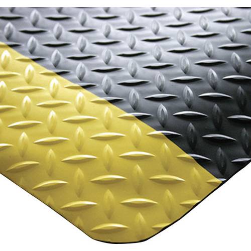Thumbnail - COBA Europe SD010708C Deckplate Arbeitsplatzmatte (B x H) 1.2 m x 15 mm (Meterware) Schwarz, Gelb