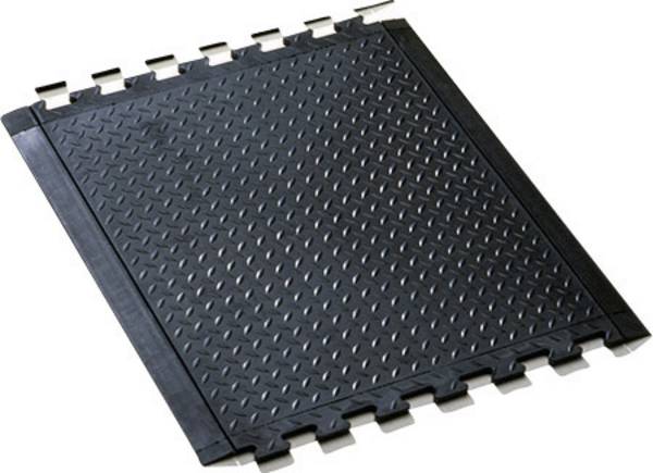 COBA Europe CL010002 Comfort Lok Mitte Arbeitsplatzmatte (L x B x H) 0.8 m x 0.7 m x 12 mm  Schwarz
