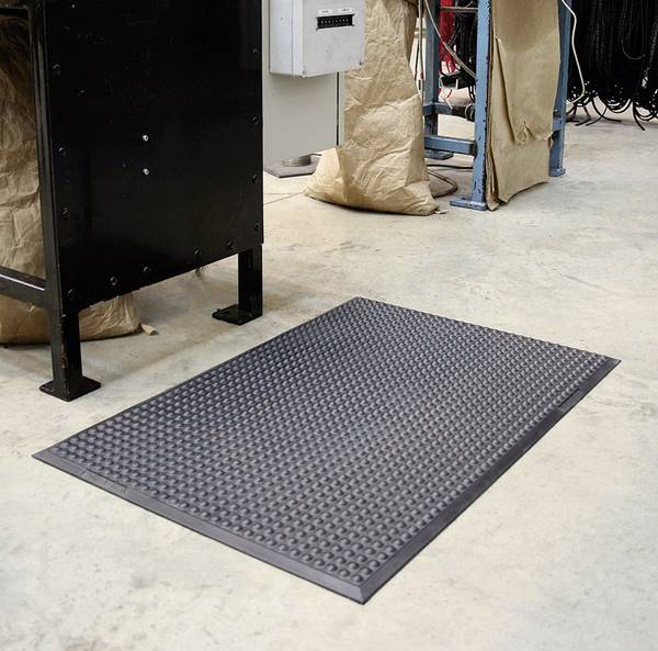 COBA Europe SE010003 Elite Arbeitsplatzmatte (L x B x H) 1.2 m x 0.9 m x 15 mm  Schwarz