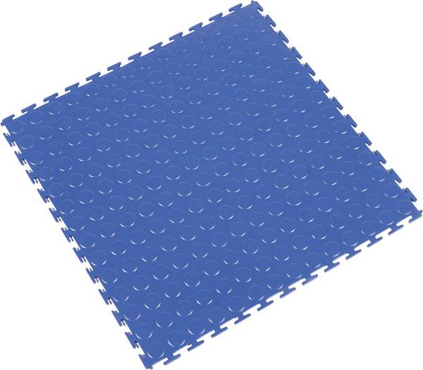 COBA PVC-Bodenfliese, Noppenoptik, BxL 500 x 500 mm, blau