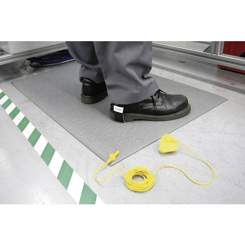 COBA Europe AS060002KEU ESD Matte KIT COBAstat Arbeitsplatzmatte (L x B) 1.5 m x 0.9 m Grau