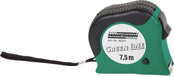 80507-ISO Maßband kalibriert (ISO)  7.5 m Stahl