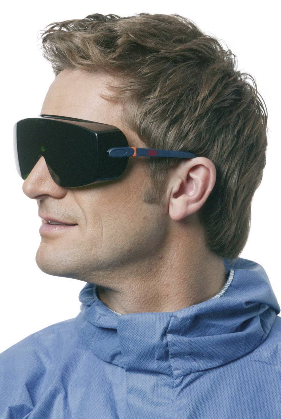 Schweißerschutz-Überbrille 3M™ 2805 2805 Rahmen blau Scheibe grün Scheibenkennzeichnung 4-5 3M 1 FT Beschichtung Antikra-1