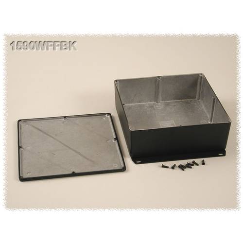 Hammond Electronics 1590WFFBK Universal-Gehäuse 187.5 x 187.5 x 67 Aluminium Schwarz 1 St.