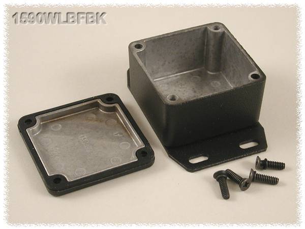 Hammond Electronics 1590WLBFBK Universal-Gehäuse 50.5 x 50.5 x 31 Aluminium Schwarz 1 St.