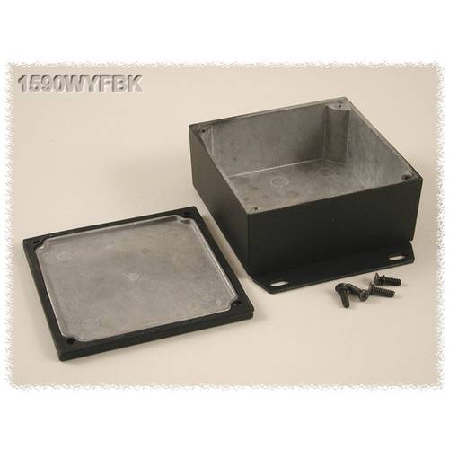 Hammond Electronics 1590WYFBK Universal-Gehäuse 92 x 92 x 42 Aluminium Schwarz 1 St.