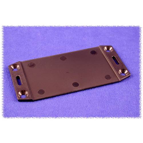 Hammond Electronics 1591FGBK 1591FGBK Flanschplatte (L x B) 146 mm x 90 mm ABS Schwarz 1 St.