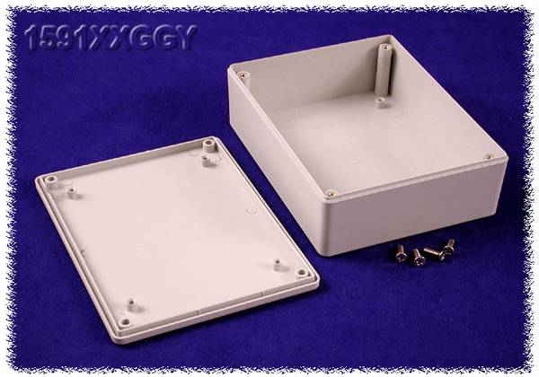 Hammond Electronics 1591XXGGY Universal-Gehäuse 121 x 94 x 34 ABS Grau 1 St.