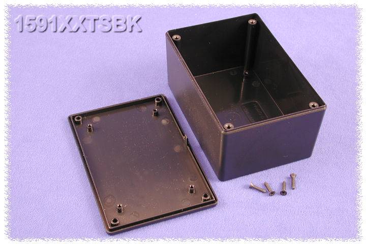Hammond Electronics 1591XXTSBK Universal-Gehäuse 123 x 83 x 60 ABS Schwarz 1 St.