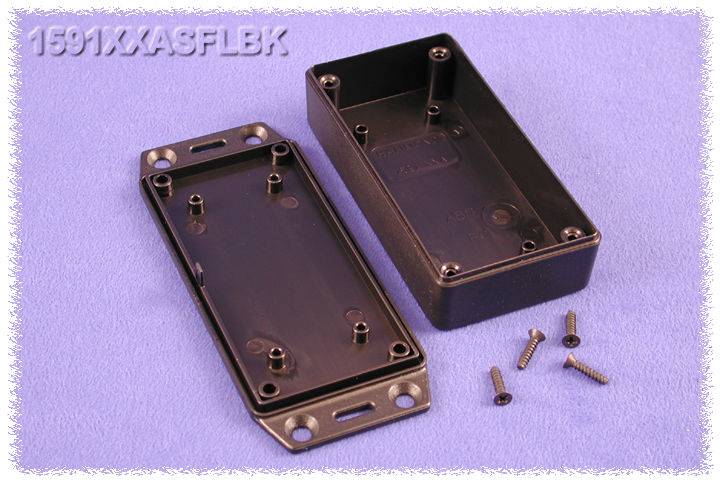Hammond Electronics 1591XXASFLBK Universal-Gehäuse 100 x 51 x 26 ABS Schwarz 1 St.