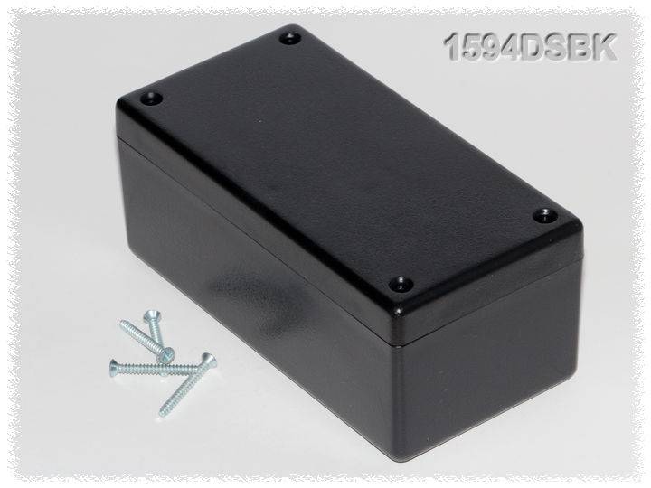 Hammond Electronics 1594DSBK Universal-Gehäuse 131 x 66 x 55 ABS Schwarz 1 St.