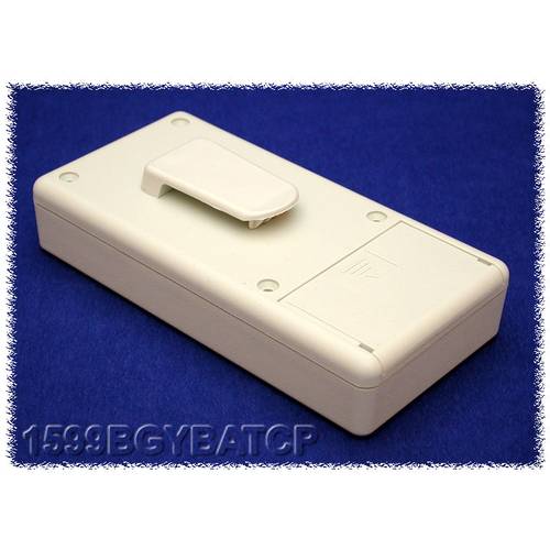 Hammond Electronics 1599BGYBATCP Hand-Gehäuse 130 x 65 x 25 ABS Grau 1 St.